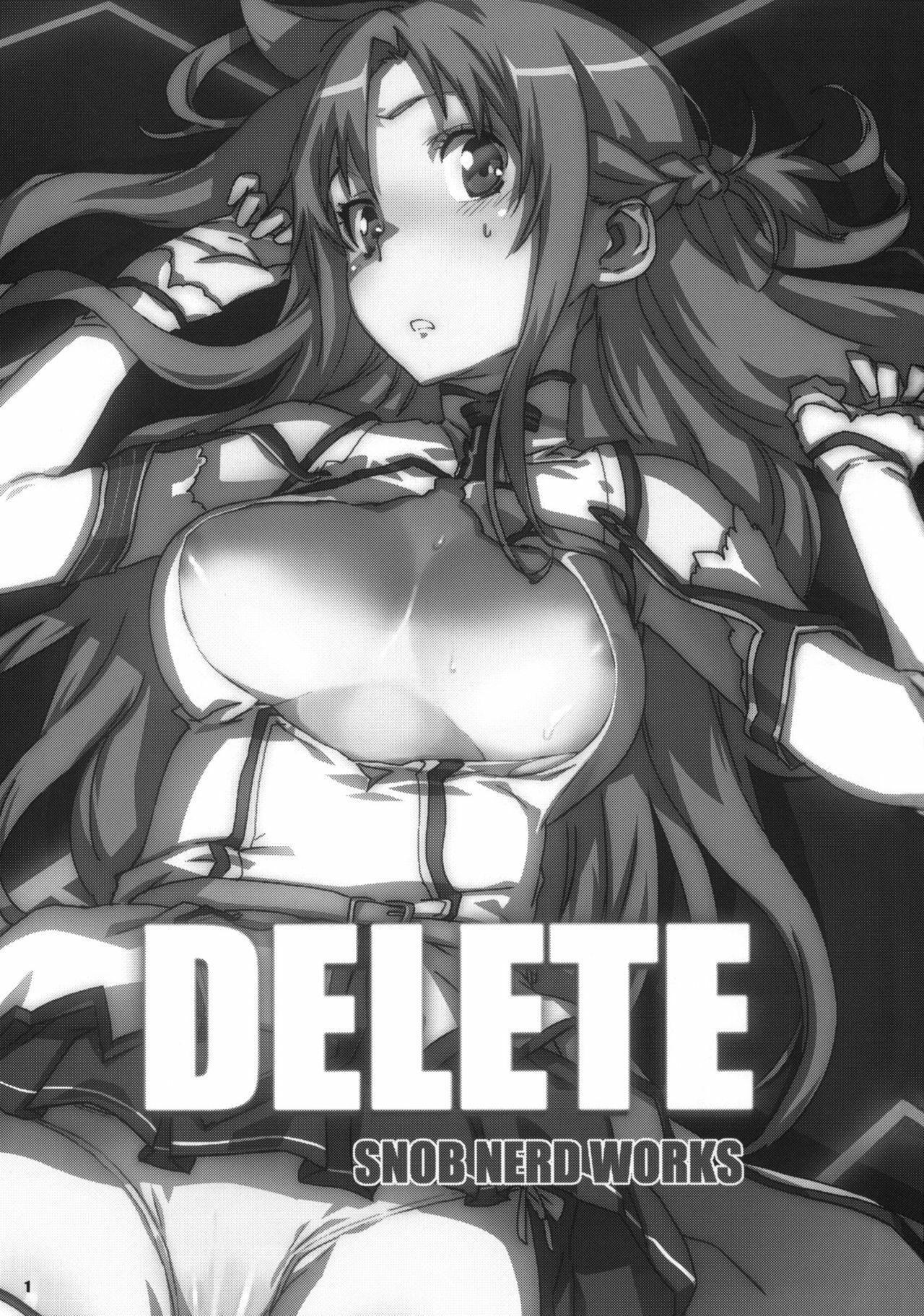 (C82) [SNOB NERD WORKS (Sameda Koban)] DELETE (Sword Art Online) page 2 full