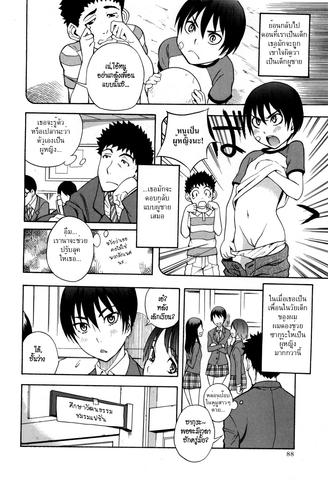 [Shiden Akira] Otokonoko ja Naishi!! (COMIC Masyo 2012-05) [Thai ภาษาไทย] [HypNos] page 2 full