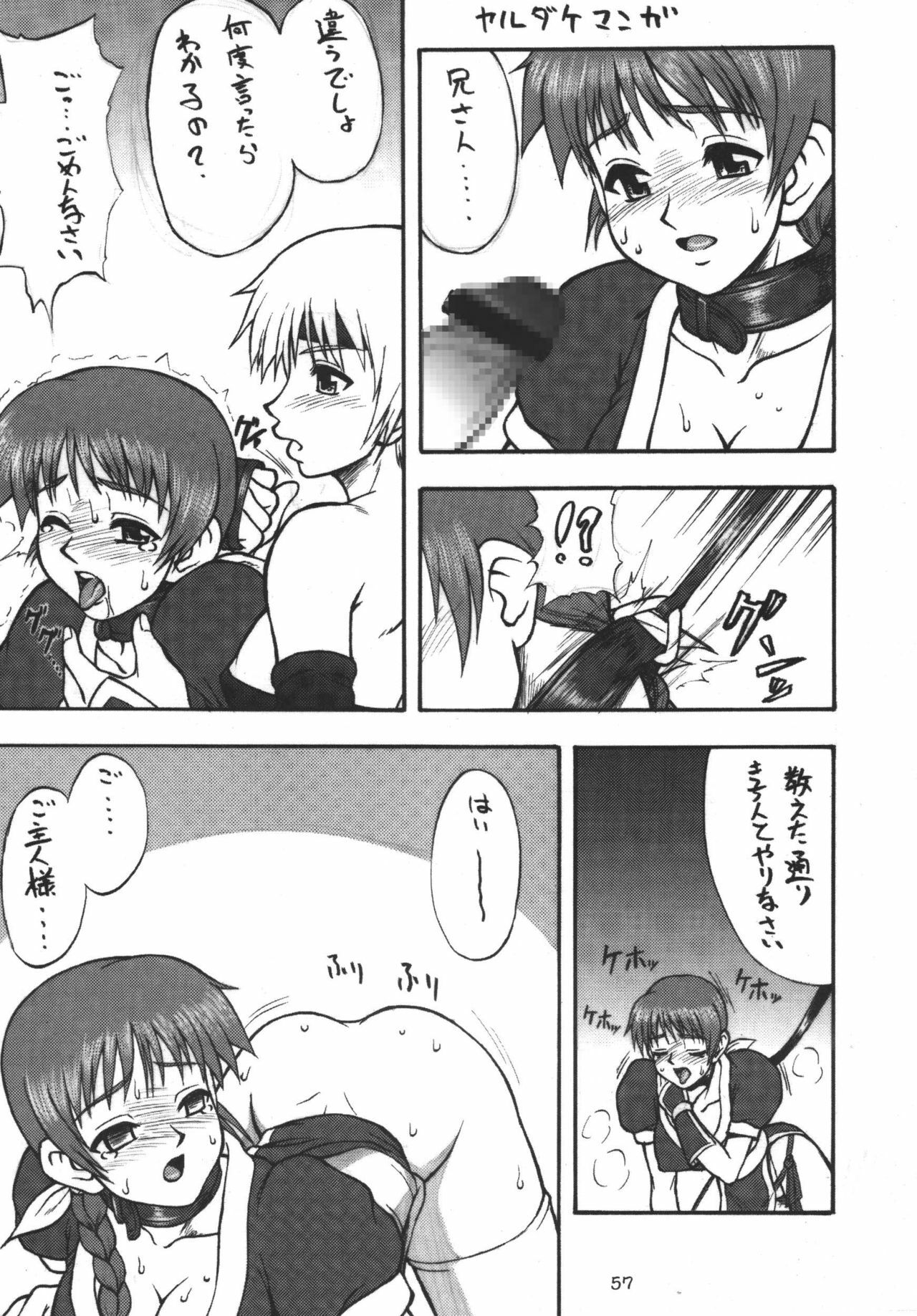 [Motsu Ryouri (Motsu)] Motsu no Nijiru Soushuuhon Kasumi Hen (DOA, KOF) [Digital] page 57 full