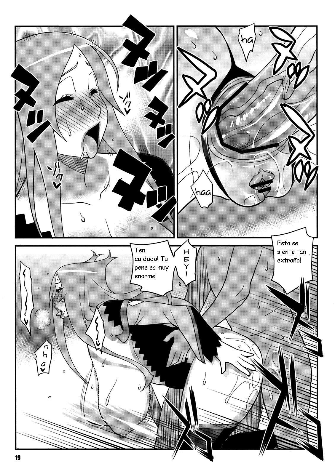 (C81) [TETRODOTOXIN (Nise Kurosaki)] Machina & Garnet to Toshikoshi SEX Zanmai 2 (Dragonaut) [Spanish] [Kurotao] page 19 full