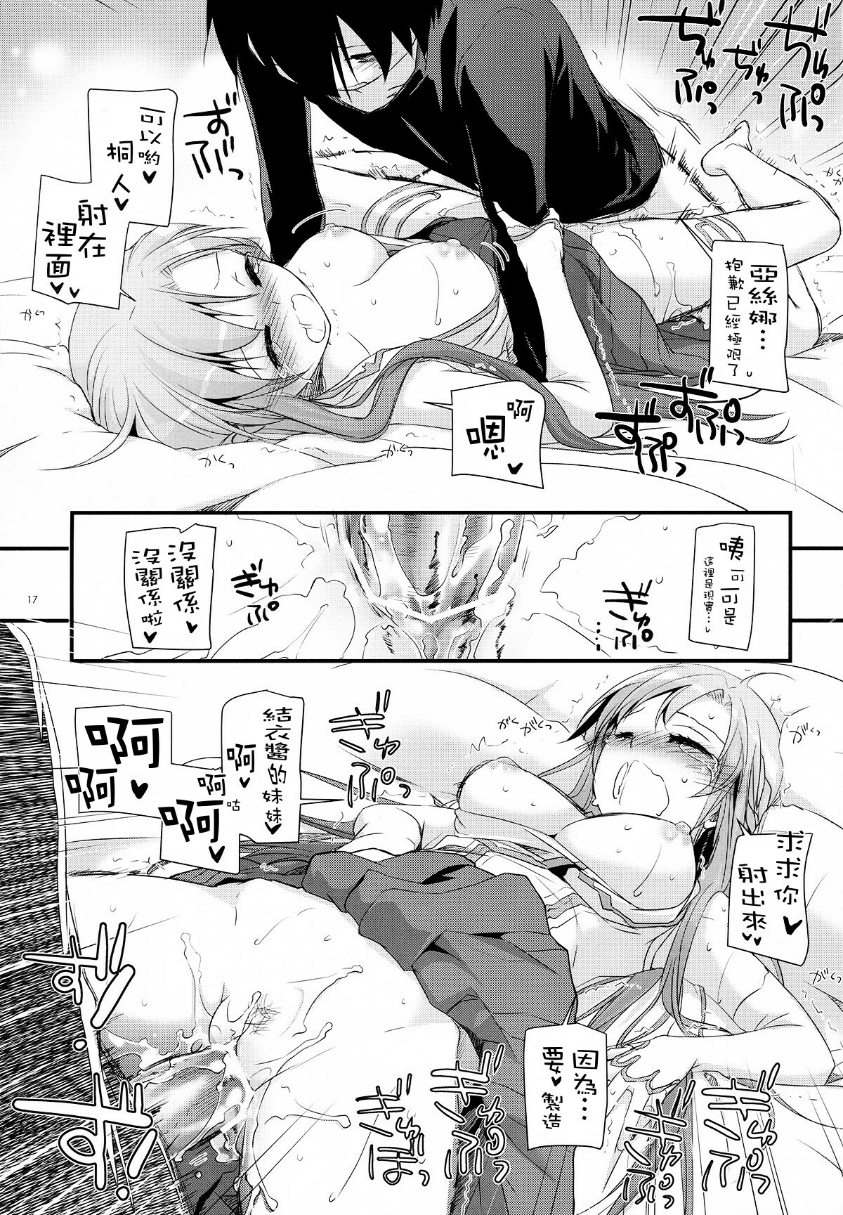 (C82) [Digital Lover (Nakajima Yuka)] D.L.action 70 (Sword Art Online) [Chinese] [Genesis漢化] page 18 full