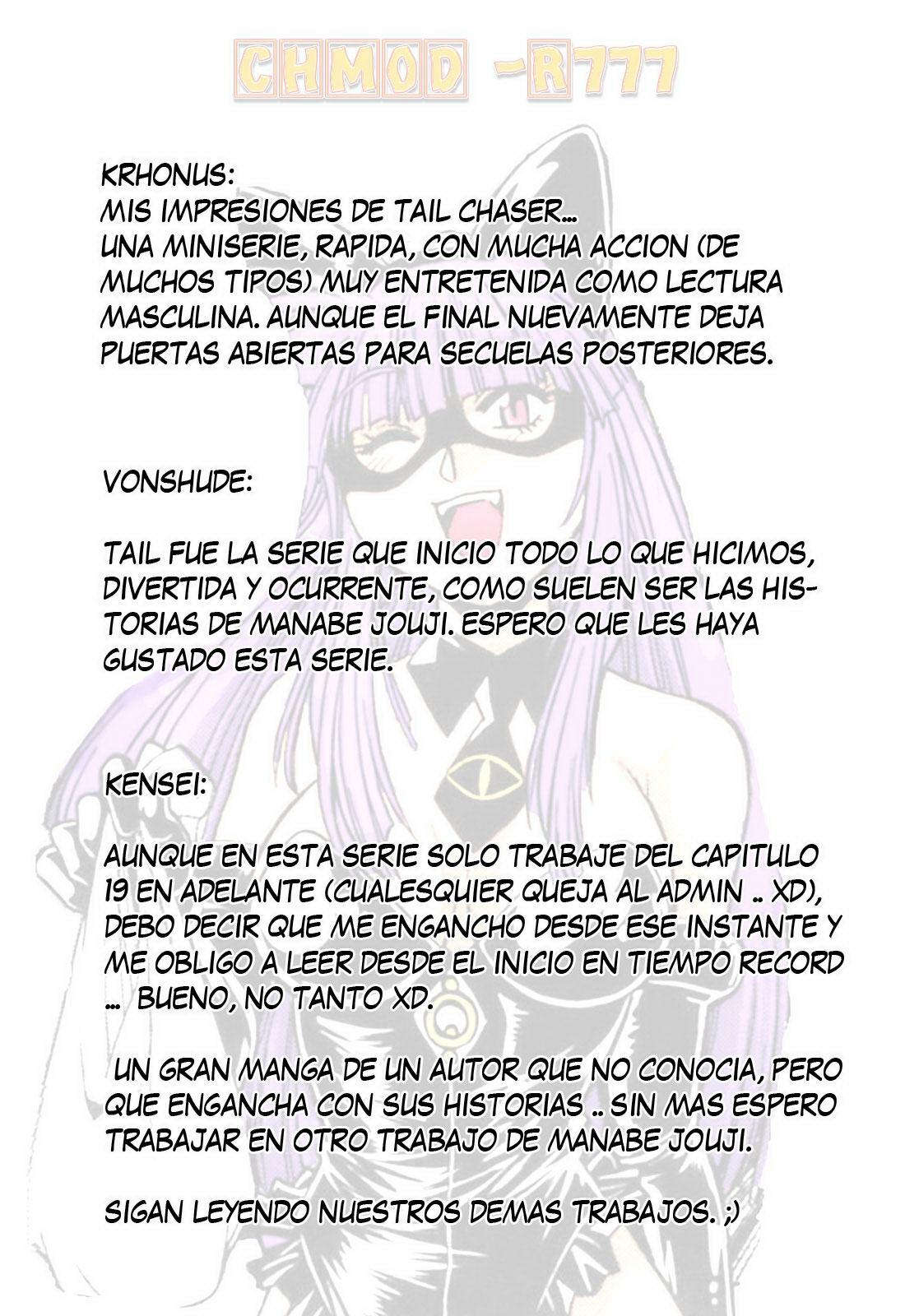 [Manabe Jouji] Tail Chaser 3 [Spanish] [CHMOD -R 777] page 224 full