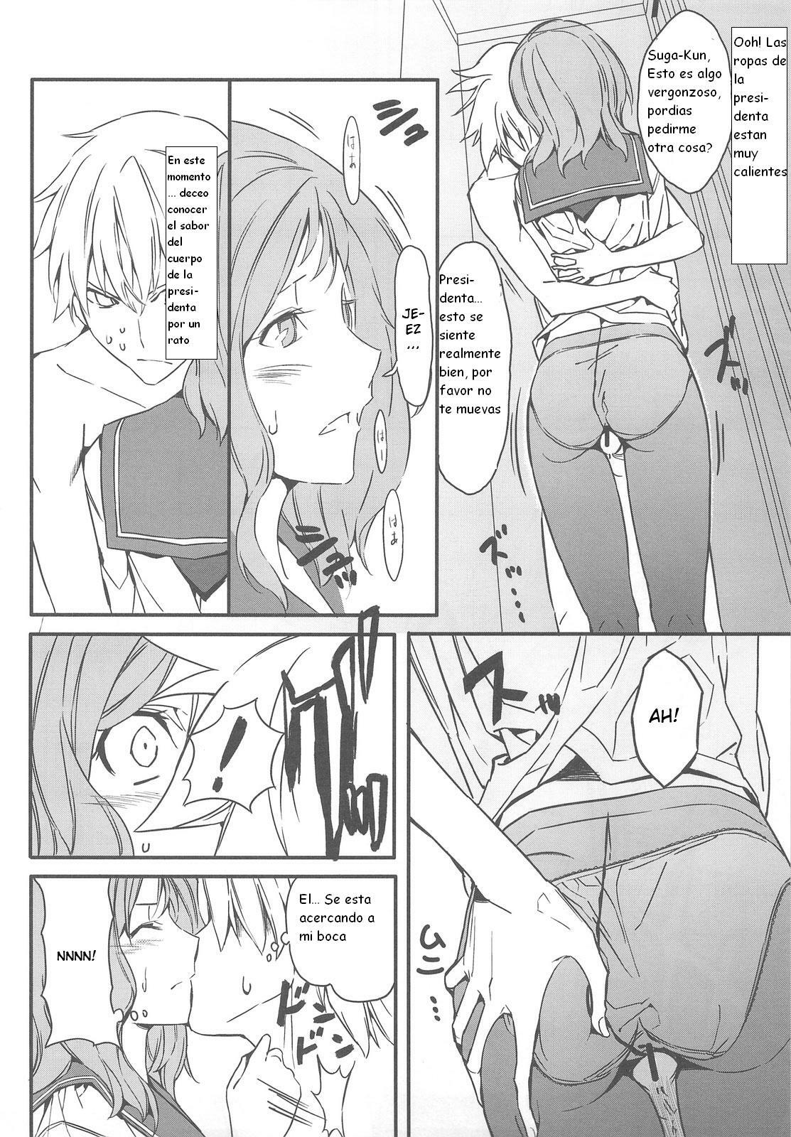 (C76) [Moriisan-Tokono (Morii Shizuki)] Semai Toko ga Ochitsuku notte Nandarou ne Are (Saki) [Spanish] [Kurotao] page 12 full