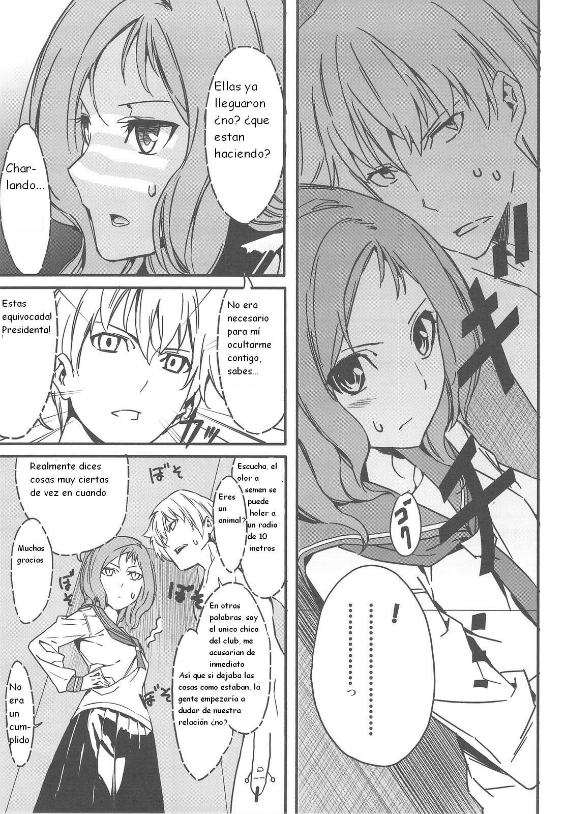 (C76) [Moriisan-Tokono (Morii Shizuki)] Semai Toko ga Ochitsuku notte Nandarou ne Are (Saki) [Spanish] [Kurotao] page 7 full