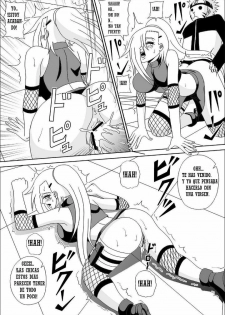 [Pyramid House (Muscleman)] Kunoichi Ryoujoku Tane Tsuki Shugyou | Vergüenza Kunoichi entrenamiento de Impregnación (Naruto) [Spanish] [NTINFS] - page 10