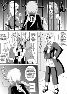 [Pyramid House (Muscleman)] Kunoichi Ryoujoku Tane Tsuki Shugyou | Vergüenza Kunoichi entrenamiento de Impregnación (Naruto) [Spanish] [NTINFS] - page 5