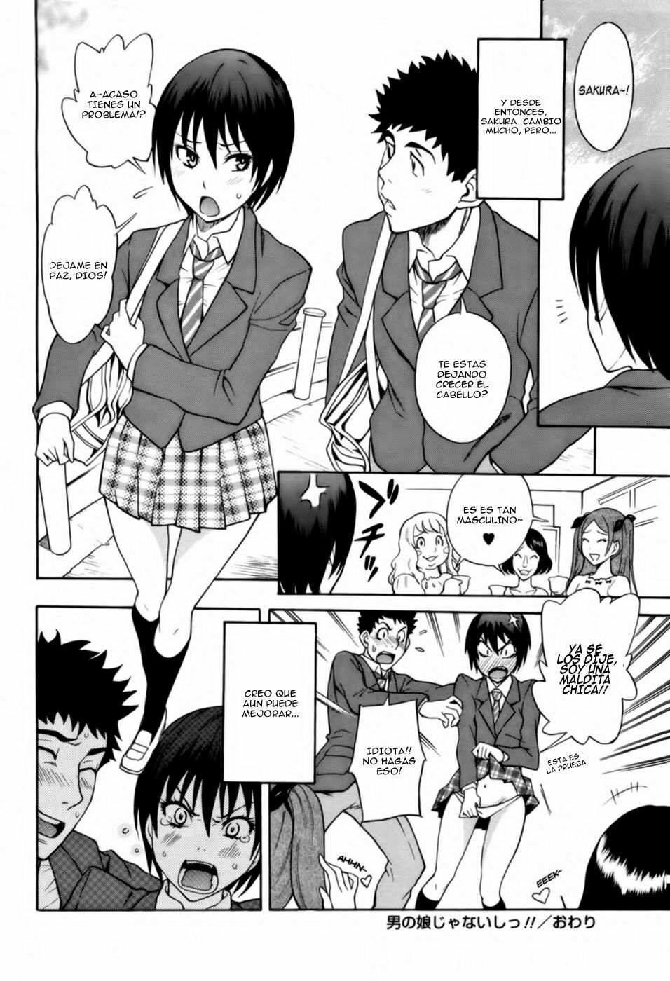 [Shiden Akira] Otokonoko ja Naishi!! | I'm Not a Boy!! (COMIC Masyo 2012-05) [Spanish] {Kakihara D.} page 20 full