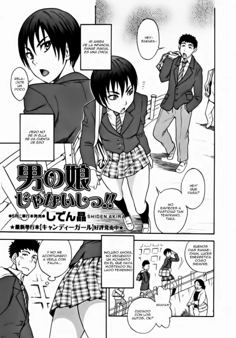 [Shiden Akira] Otokonoko ja Naishi!! | I'm Not a Boy!! (COMIC Masyo 2012-05) [Spanish] {Kakihara D.}