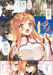 (C82) [TwinBox (Sousouman)] Himitsu no Shinkonryokou (Sword Art Online) - page 2