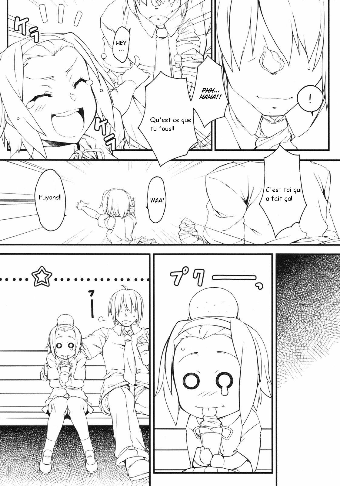 (C78) [Hitori Tower Bridge (Hakkyou Daioujou)] Rit-chan ni Furimawasarete miyou! (K-ON!) [French] page 2 full