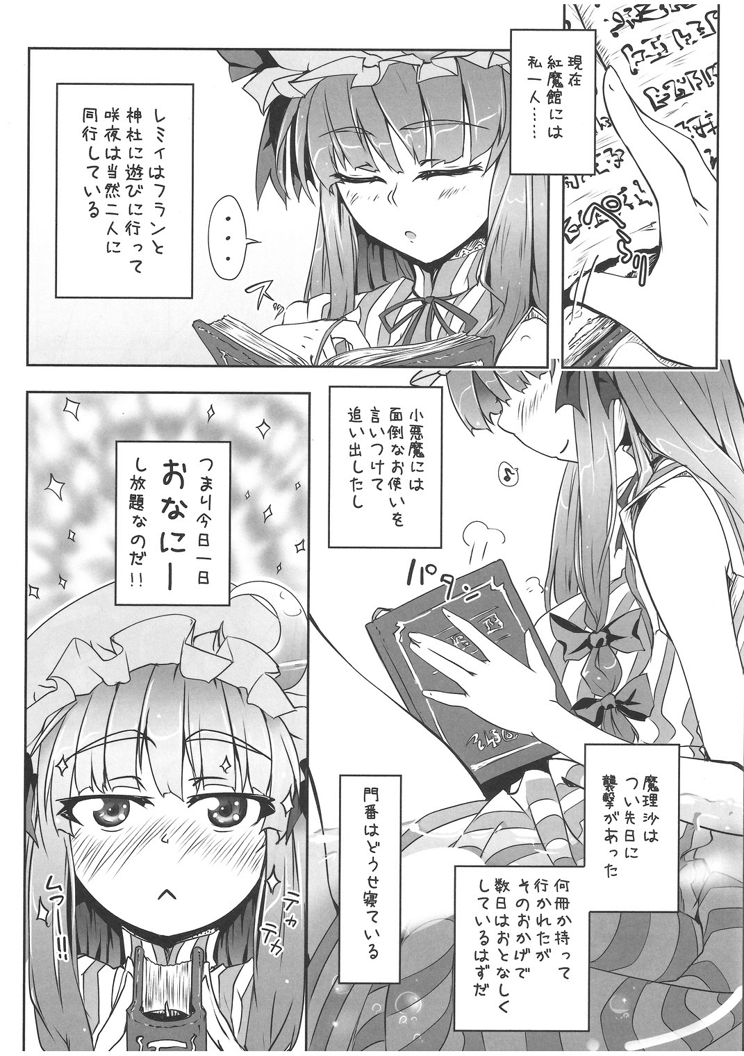 (C80) [kaibido (mokei)] Pachunii no Himitsu (Touhou Project) page 4 full