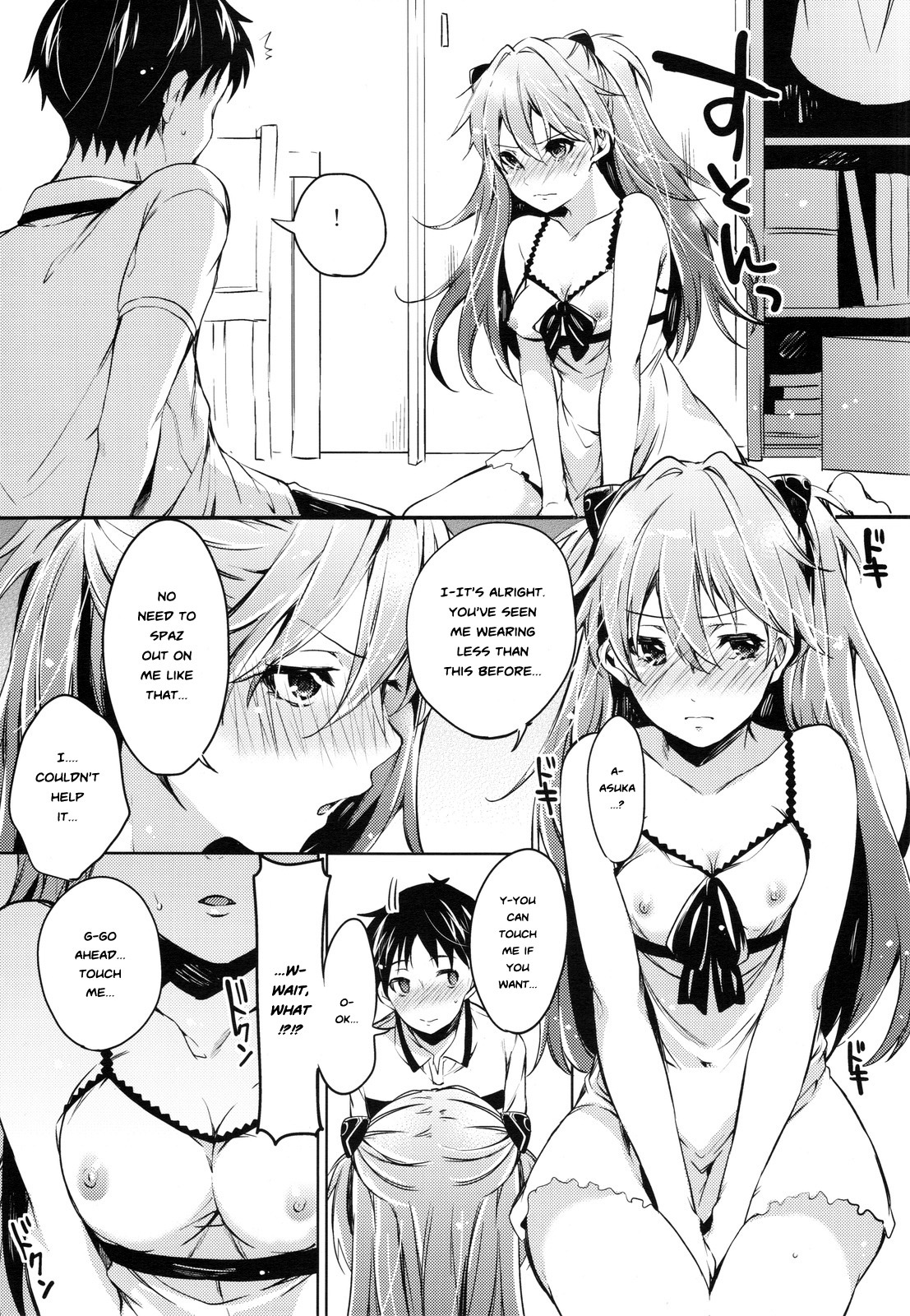 (C82) [Pannacotta (Shono Kotaro)] Renai Beginner + Paper (Neon Genesis Evangelion) [English] page 8 full