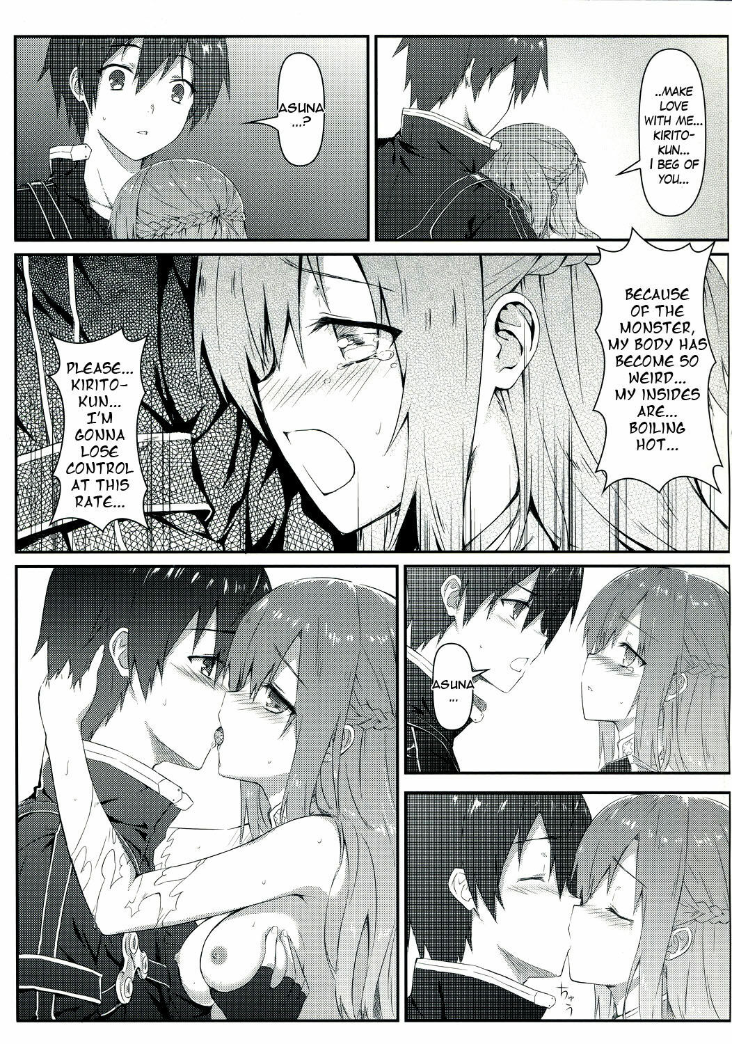 (C82) [Shadow Sorceress Communication Protocol (Hiten Onee-Ryuu)] Sugoku Amai Onegai (Sword Art Online) [English] page 7 full