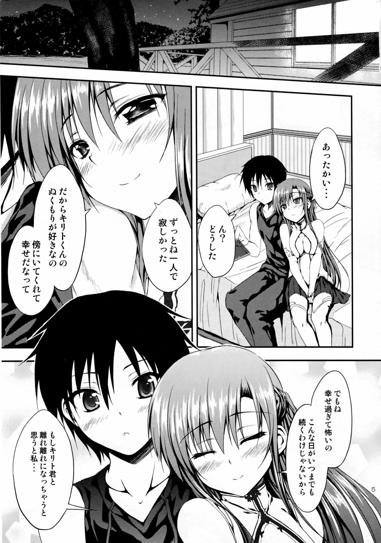 (C82) [Mugen@WORKS (Akiduki Akina)] Shinkon Quest (Sword Art Online) page 4 full