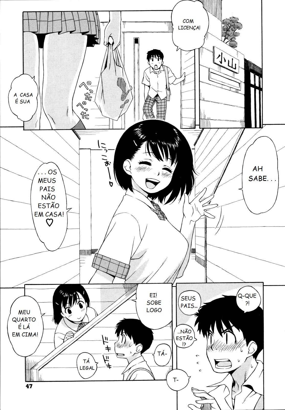 [Jingrock] Shishunki wa Hatsujouki. - Adolescence is a sexual excitement period. | A Adolescência é um Período de Tesão Ch. 1-3 [Portuguese-BR] [Mr Bronha] page 51 full