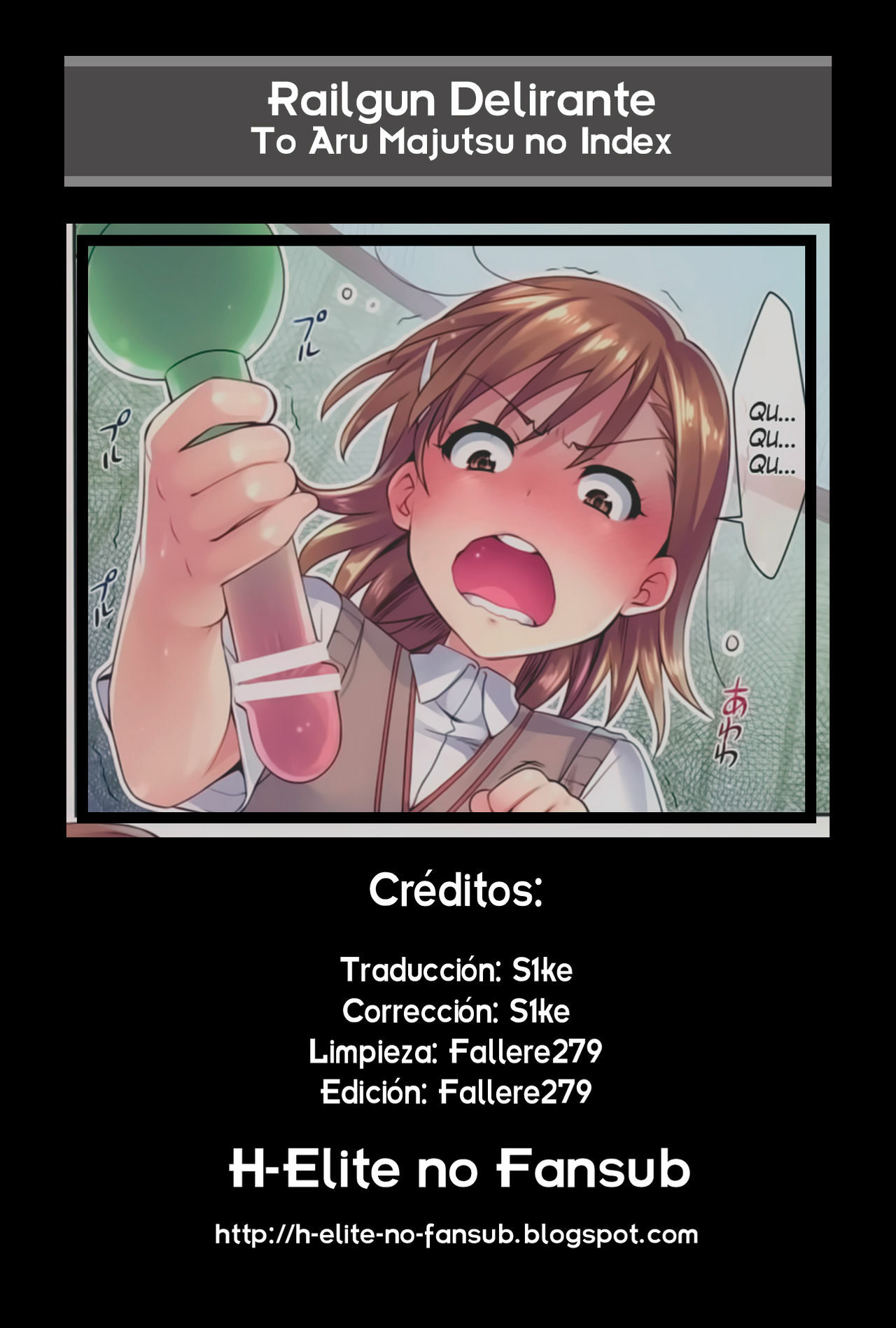 (COMIC1☆4) [ReDrop (Miyamoto Smoke, Otsumami)] Mousou Railgun (Toaru Kagaku no Railgun) [Spanish] [H-Elite no Fansub] page 15 full