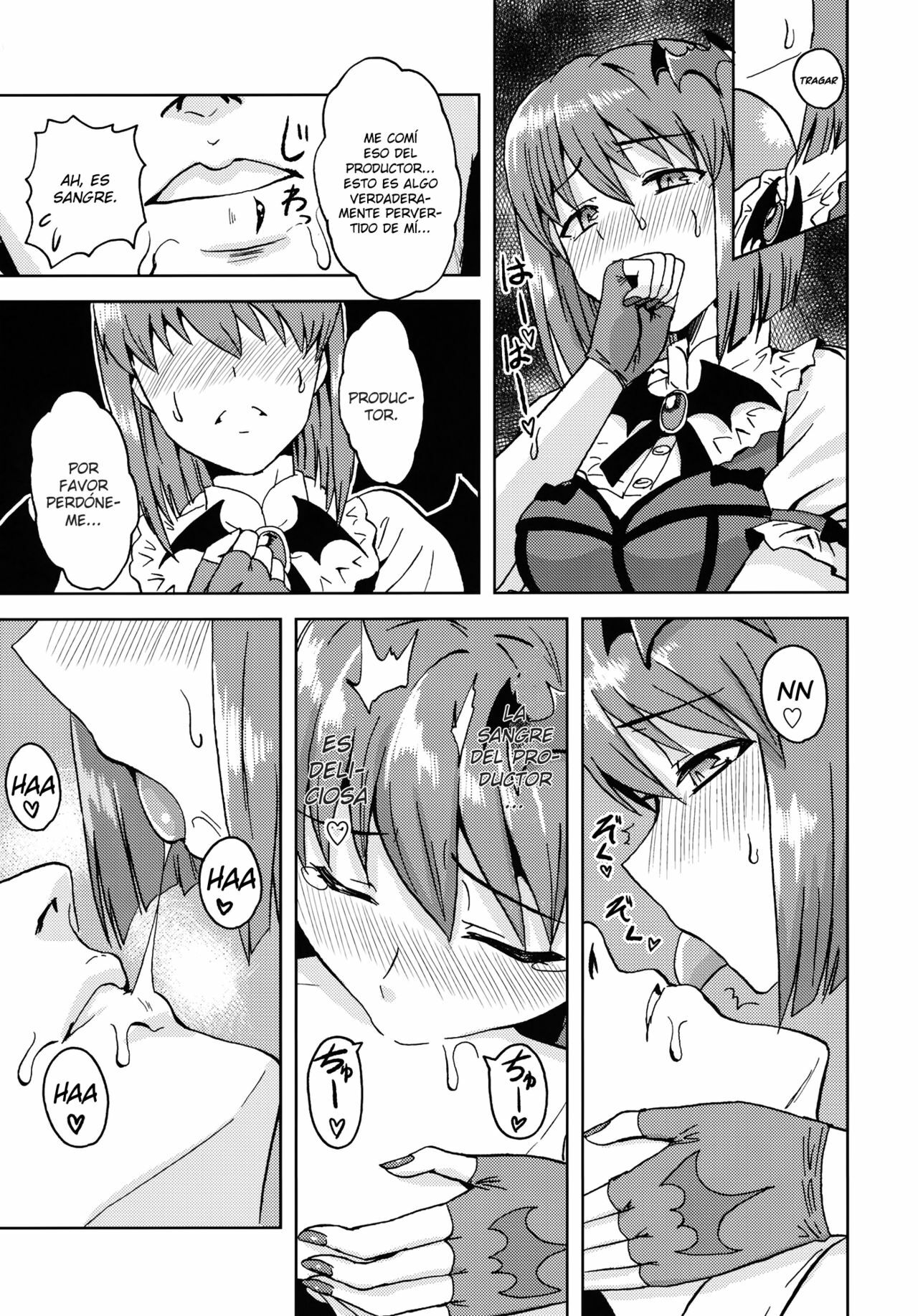 (SC56) [PLANT (Tsurui)] Yowaki na Vampire (THE IDOLM@STER) [Spanish] [H-Elite no Fansub] page 10 full