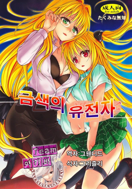 (C82) [Takumi na Muchi (Takumi na Muchi)] Kiniro no Idenshi | 금색의 유전자 (To LOVE-Ru Darkness) [Korean] [Team 아키바]