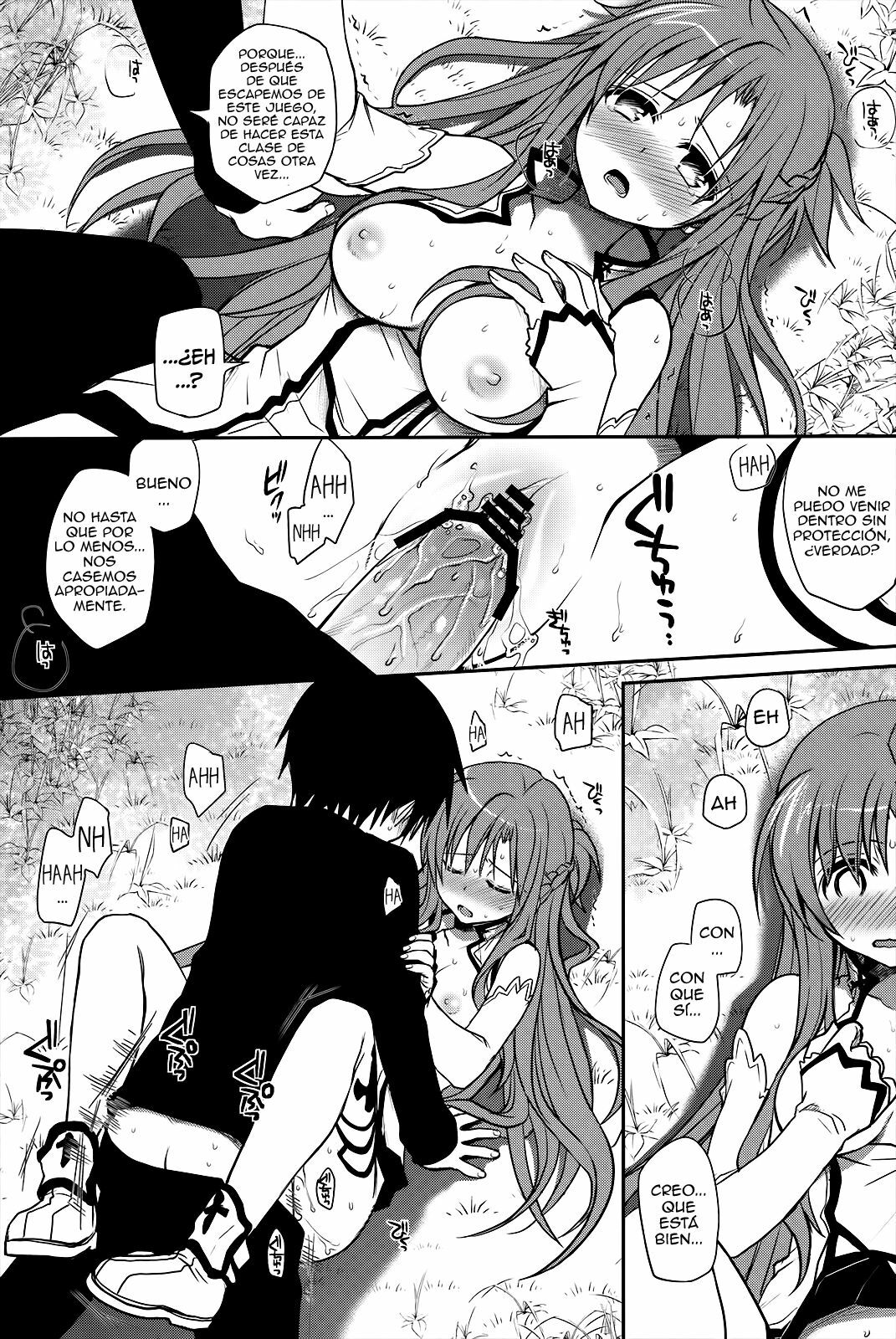 (C82) [Takumi na Muchi (Takumi na Muchi)] Sanctuary (Sword Art Online) [Spanish] [H-Elite no Fansub] page 14 full