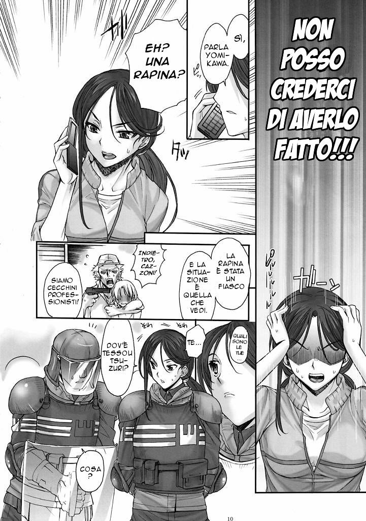 (C78) [Penpengusa Club (Katase Minami)] Toaru Kagaku no Keibiin (Anti Skill) (Toaru Kagaku no Railgun) [Italian] [Hentai Fantasy] page 9 full