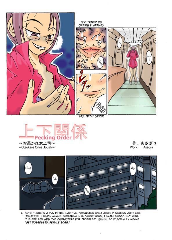 [ts-complex2nd] Jougekankei ~Otsukare Onna Joushi~ | Pecking Order [English] page 4 full