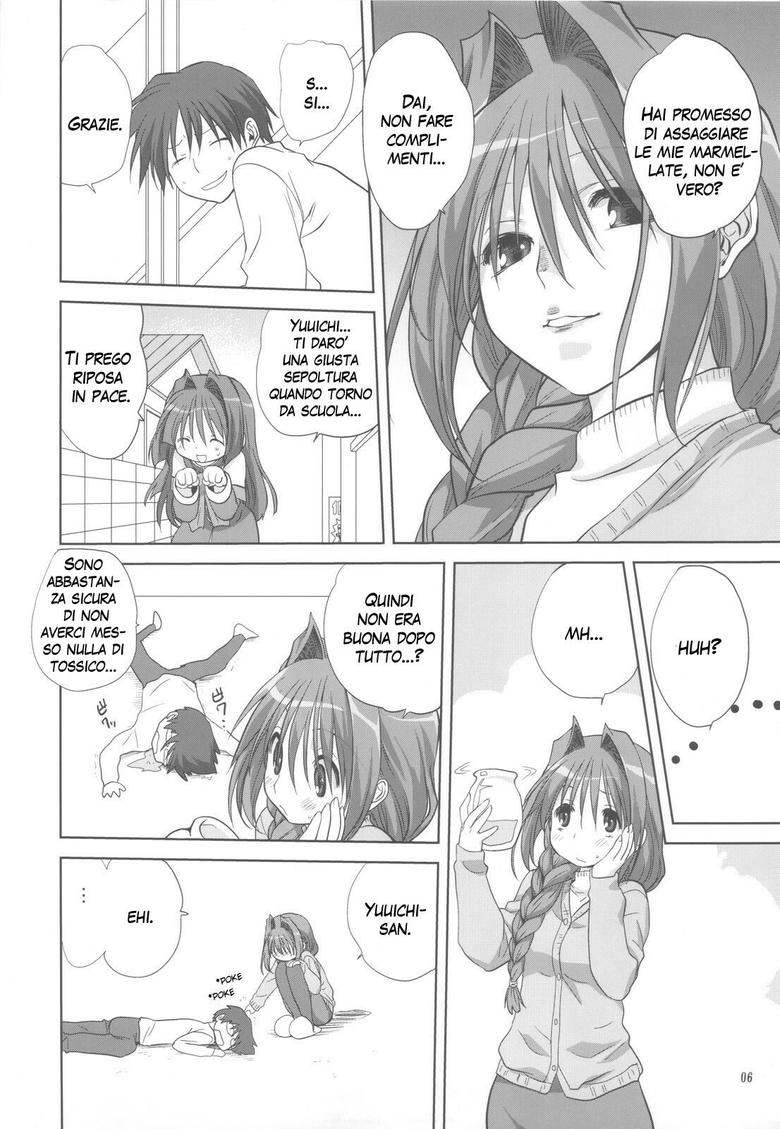 (C77) [Mitarashi Club (Mitarashi Kousei)] Akiko-san to Issho 5 (Kanon) [Italian] page 5 full