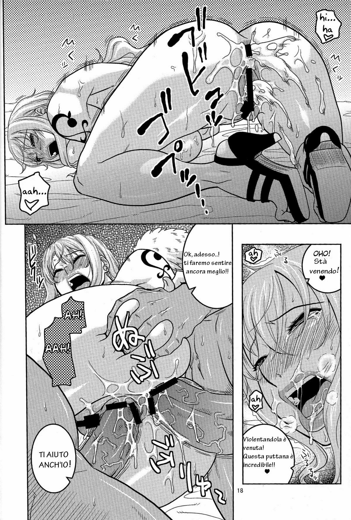 (C81) [ACID-HEAD (Murata.)] Nami no Ura Koukai Nisshi 6 (One Piece) [Italian] [Hentai Fantasy] page 19 full