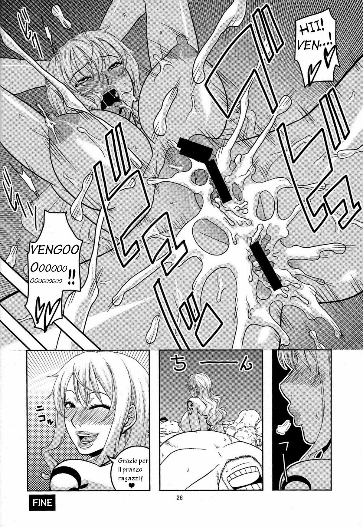 (C81) [ACID-HEAD (Murata.)] Nami no Ura Koukai Nisshi 6 (One Piece) [Italian] [Hentai Fantasy] page 27 full