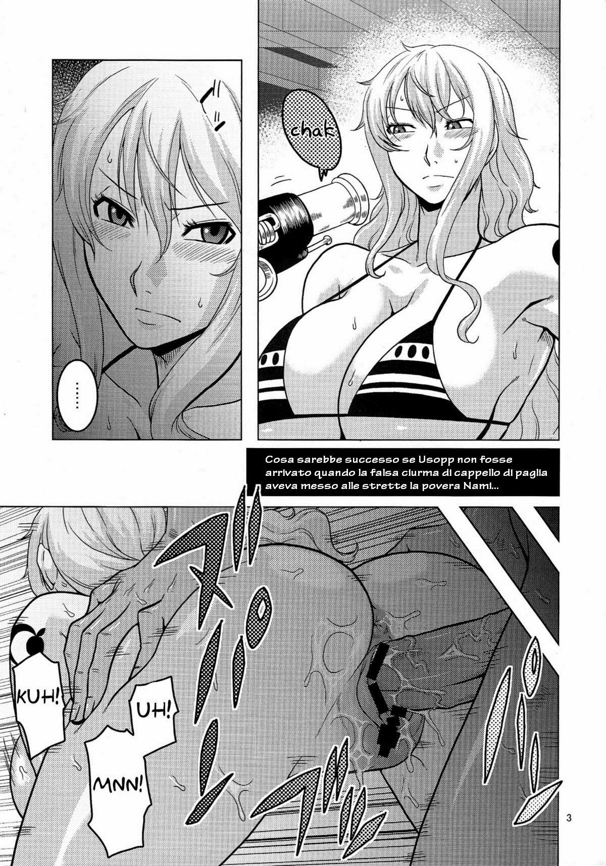 (C81) [ACID-HEAD (Murata.)] Nami no Ura Koukai Nisshi 6 (One Piece) [Italian] [Hentai Fantasy] page 4 full