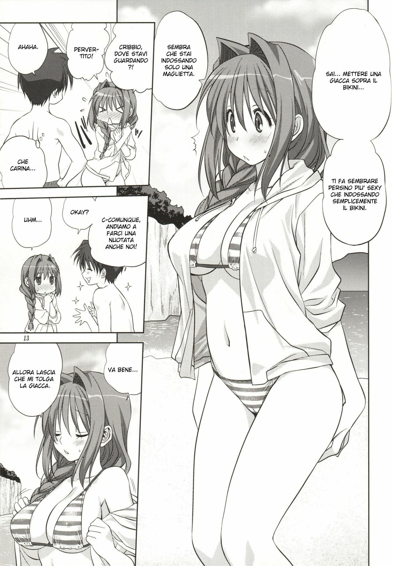 (C80) [Mitarashi Club (Mitarashi Kousei)] Akiko-san to Issho 8 (Kanon) [Italian] page 12 full