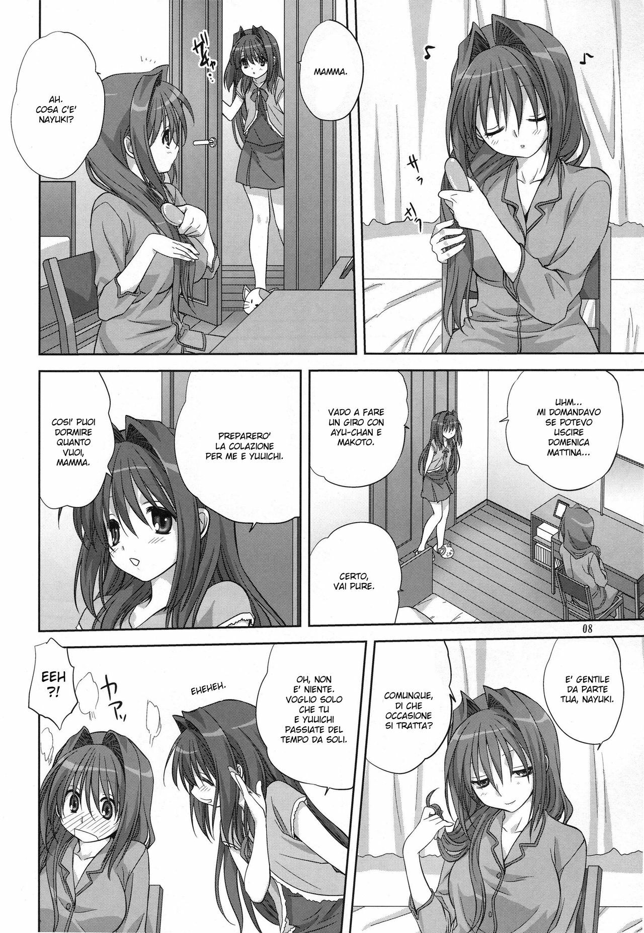 (C78) [Mitarashi Club (Mitarashi Kousei)] Akiko-san to Issho 6 (Kanon) [Italian] page 7 full