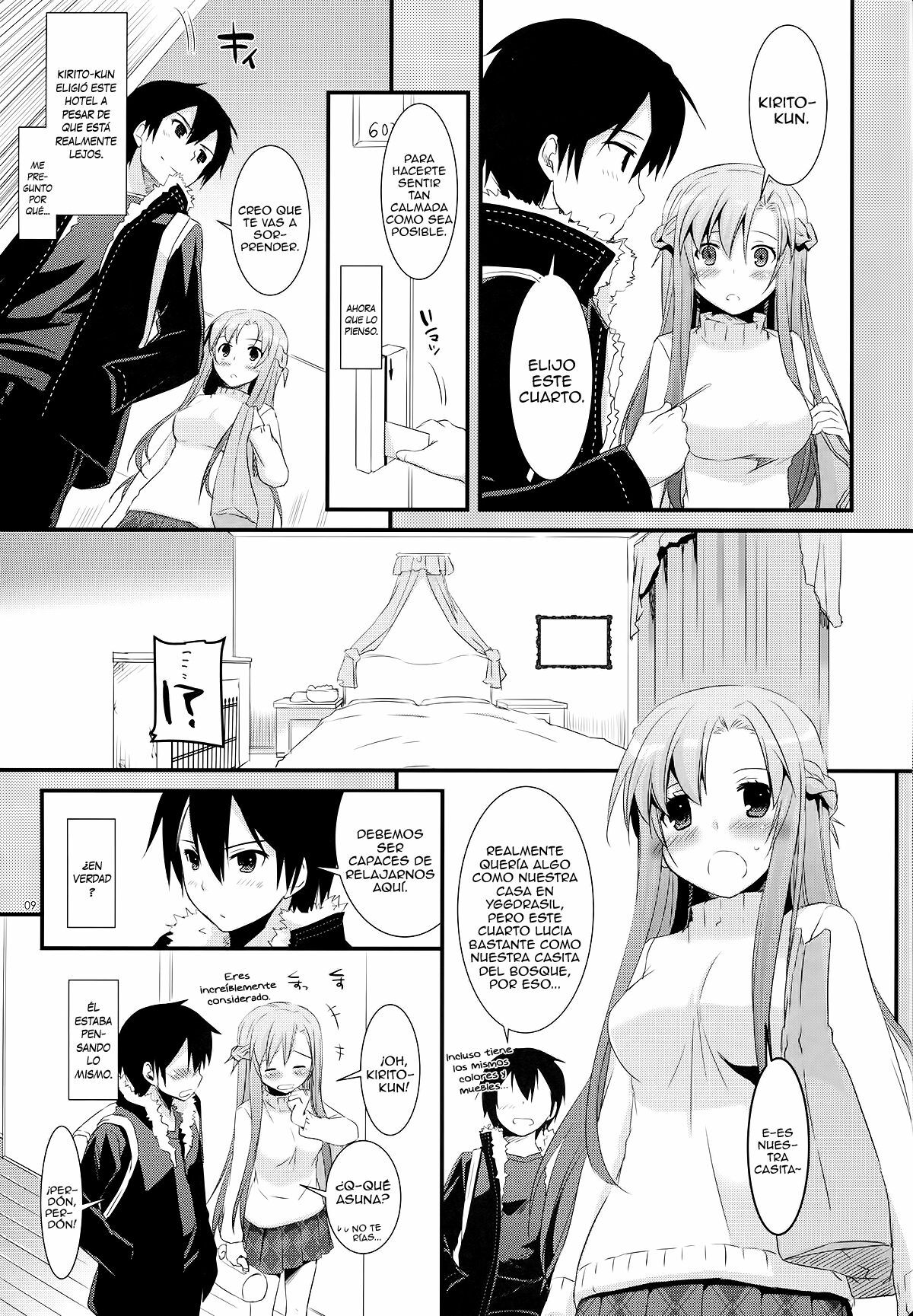 (C82) [Digital Lover (Nakajima Yuka)] D.L.action 70 (Sword Art Online) [Spanish] [H-Elite no Fansub] page 9 full